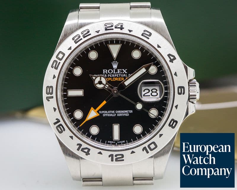 Image of Rolex Explorer II Black Dial SS / SS