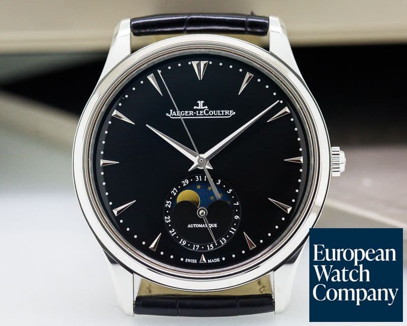 Image of Jaeger LeCoultre Master Ultra Thin Moon SS Black Dial NOVELTY