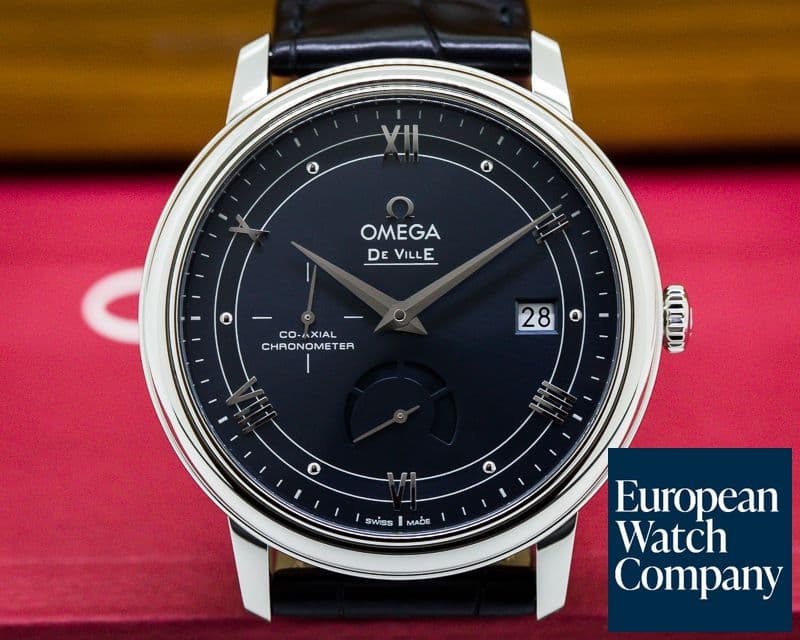 Image of Omega De Ville Prestige Co-Axial Power Reserve SS / Leather