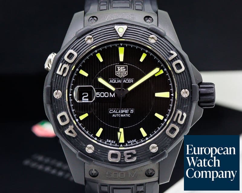 Image of TAG Heuer Aquaracer Automatic 500M PVD Coated 