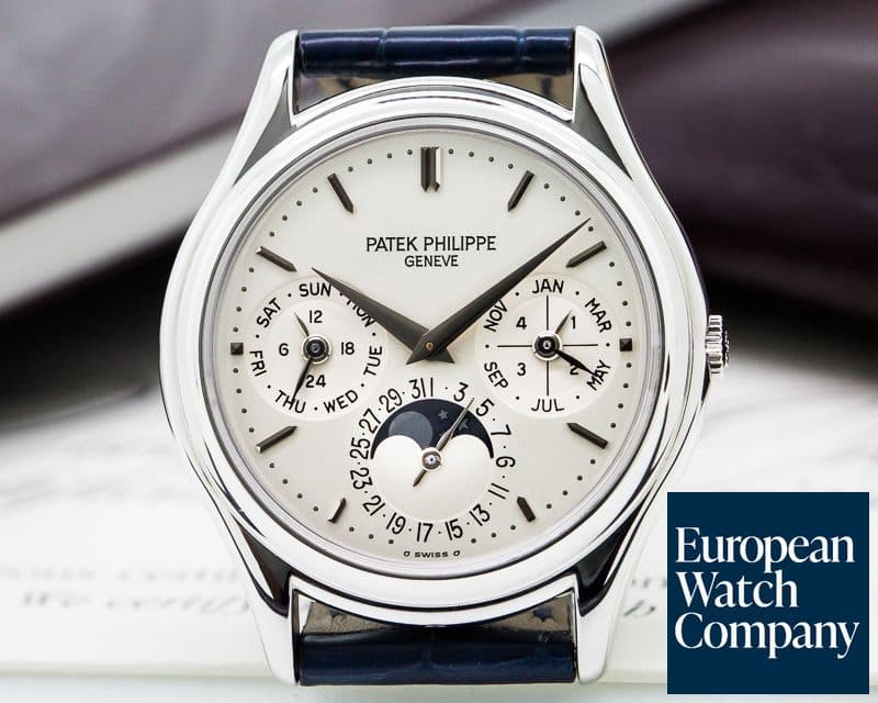 Image of Patek Philippe Perpetual Calendar Platinum FULL SET / PP Service 