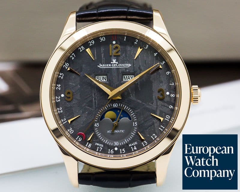 Image of Jaeger LeCoultre Master Calendar 18K Rose Gold Metorite Dial 