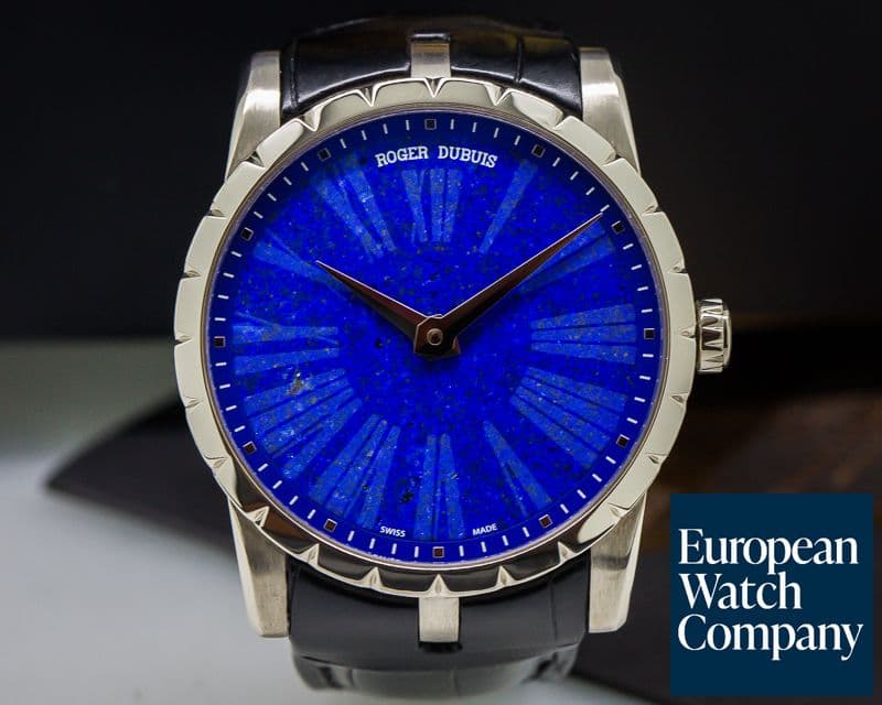Image of Roger Dubuis Excalibur 42 Automatic Lapis Lazuli 18k White Gold