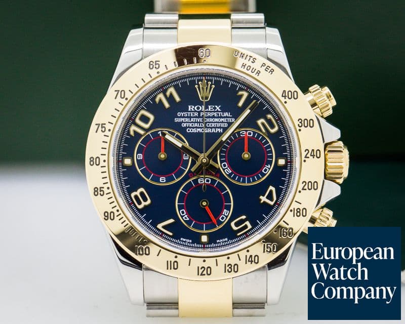 Image of Rolex Daytona Blue Dial 18K / SS 