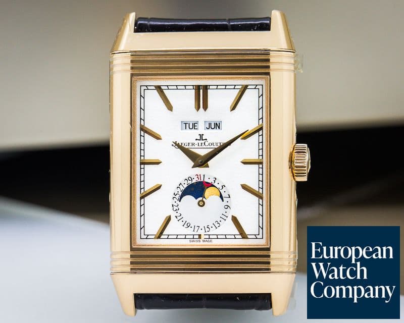 Image of Jaeger LeCoultre Reverso Tribute Calendar 18K Rose Gold