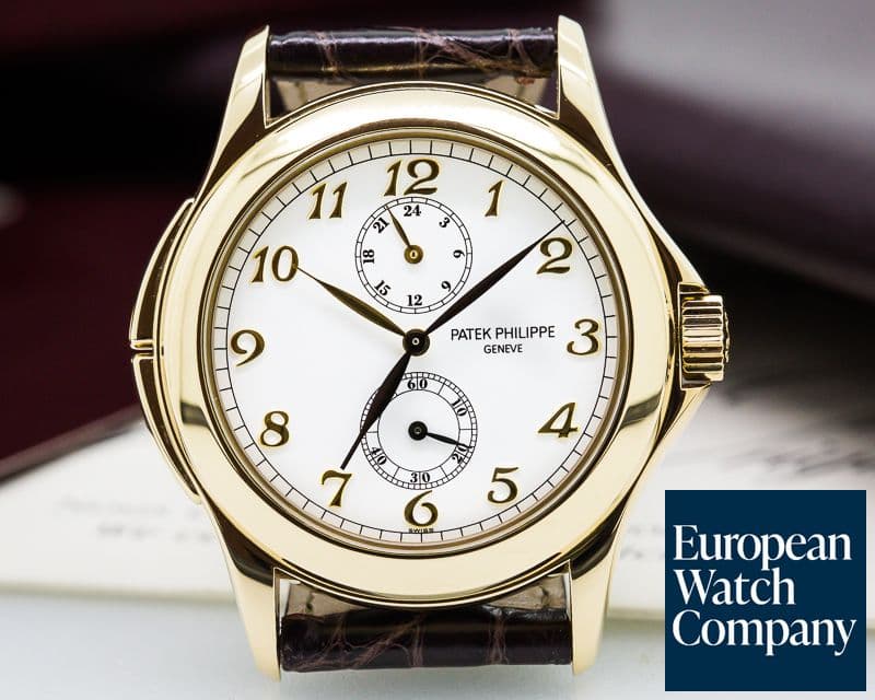 Image of Patek Philippe Travel Time 18K Yellow Gold Manual Wind