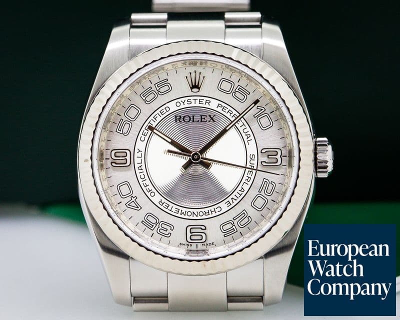 Image of Rolex Oyster Perpetual SS Silver Chronometre Dial