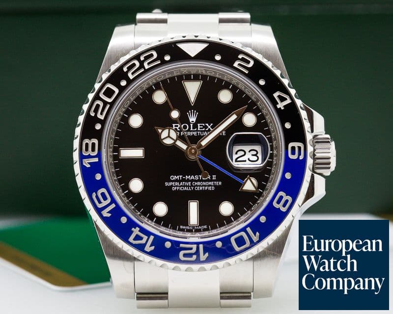 Image of Rolex GMT Master II Ceramic Black & Blue SS 
