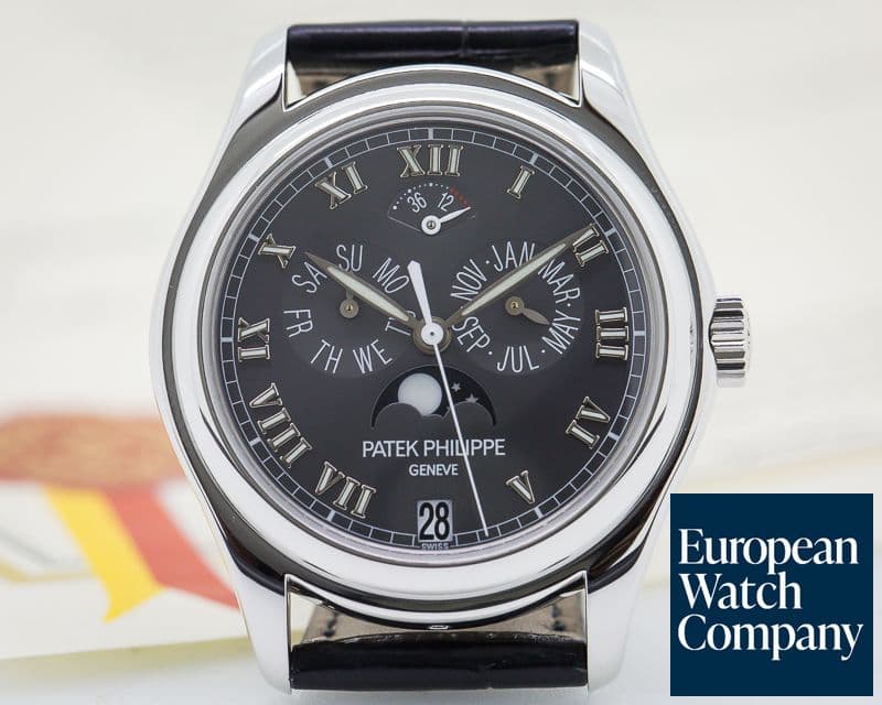 Image of Patek Philippe Annual Calendar Power Reserve Grey Dial Platinum 