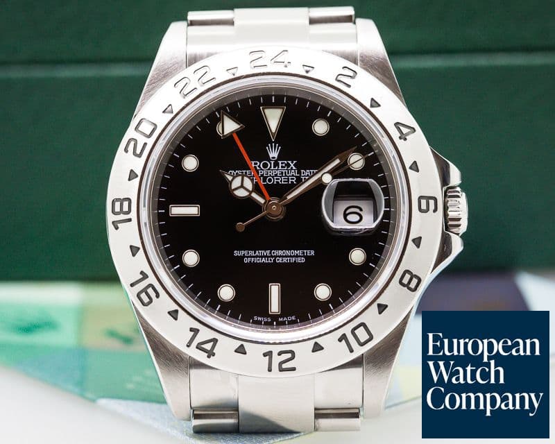 Image of Rolex Explorer II SS Black Dial 