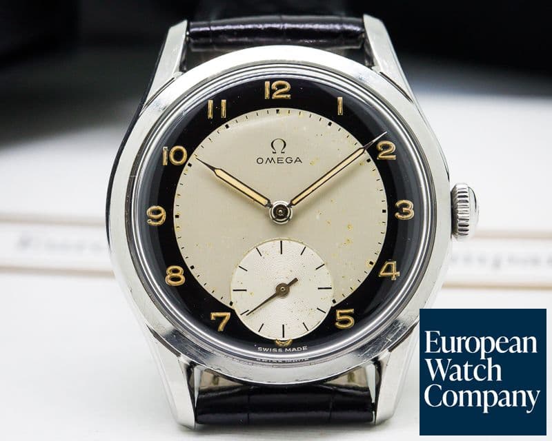 Image of Omega Vintage Manual Wind 30T2 Tuxedo / Radium Dial SS