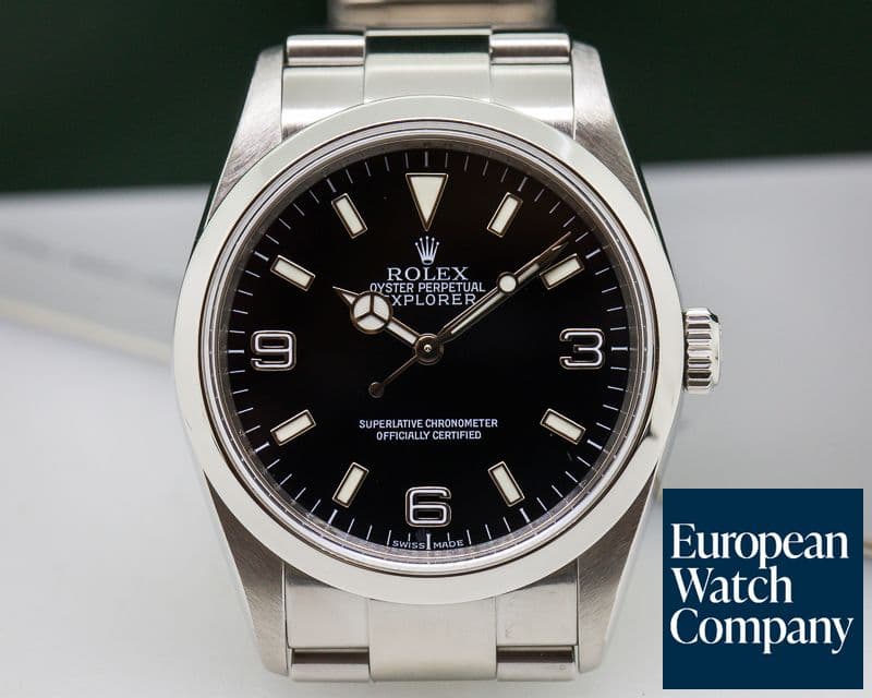 Image of Rolex Explorer I 36MM SS FULL SET 

