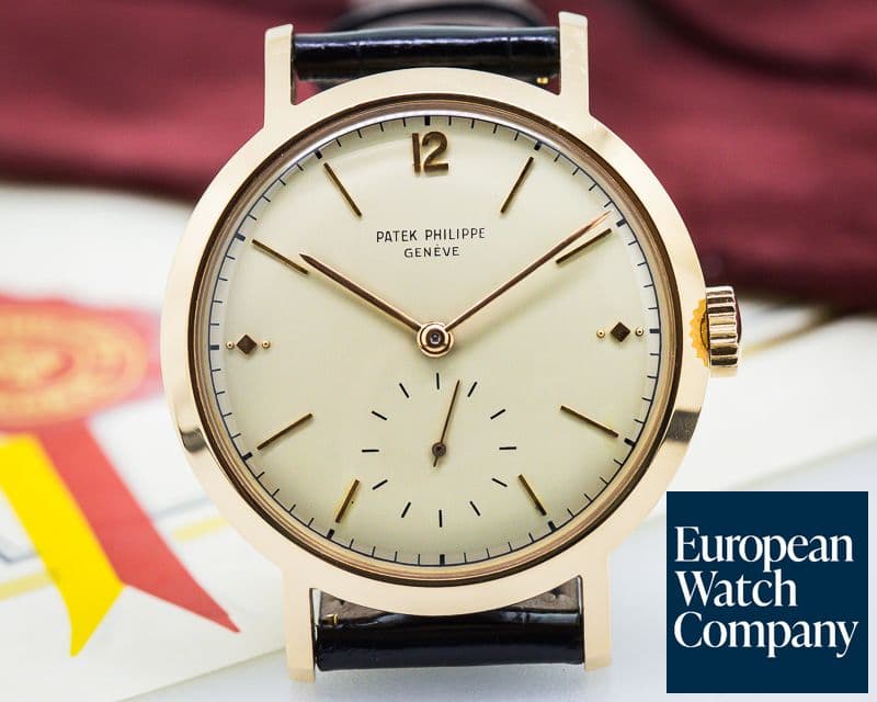 Image of Patek Philippe Vintage Calatrava 2458 XL Rose Gold 37MM NICE