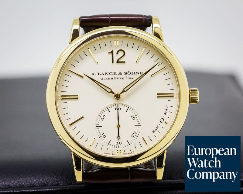 Image of A. Lange and Sohne Langematik SAX-O-MAT Automatic 18K Yellow Gold
