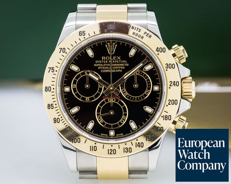 Image of Rolex Daytona Black Dial 18K / SS 