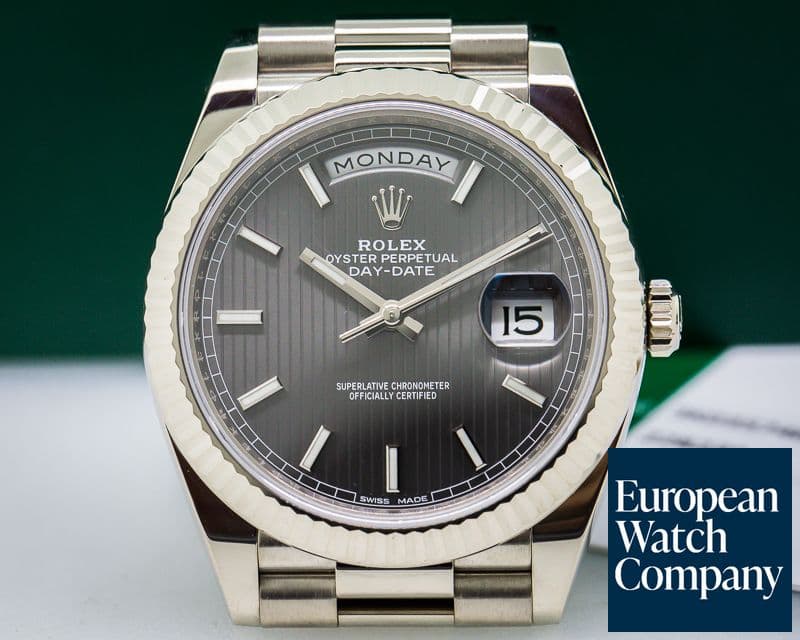 Image of Rolex Day Date President 18K White Gold Rhodium Dial 40MM