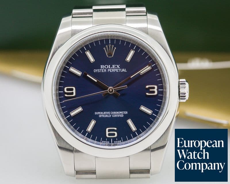 Image of Rolex Oyster Perpetual SS Blue Dial 