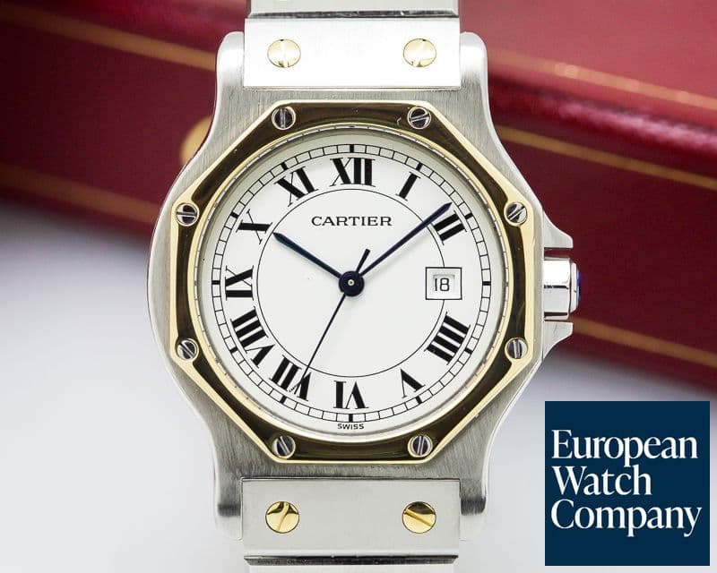 Image of Cartier Ladies Santos Octagon 2 Tone Automatic
