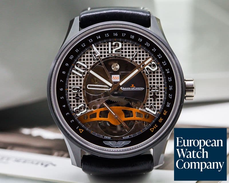 Image of Jaeger LeCoultre AMVOX3 Tourbillon GMT Aston Martin Ceramic LIMITED