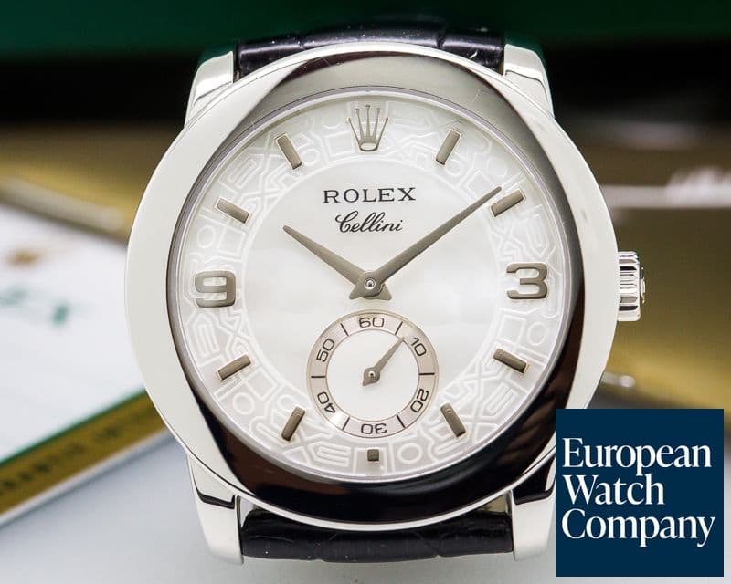 Image of Rolex Cellinium Platinum MOP 