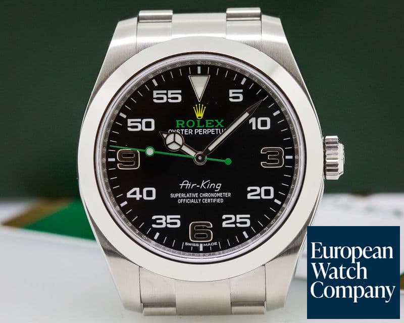 Image of Rolex Air King Black Dial SS 