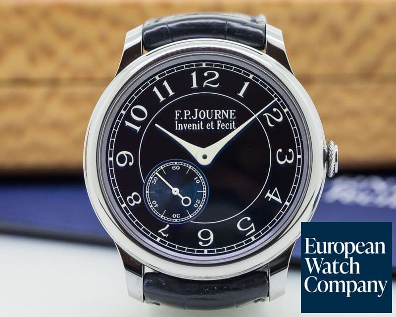 Image of F. P. Journe Chronometre Bleu Tantalum Blue Dial 