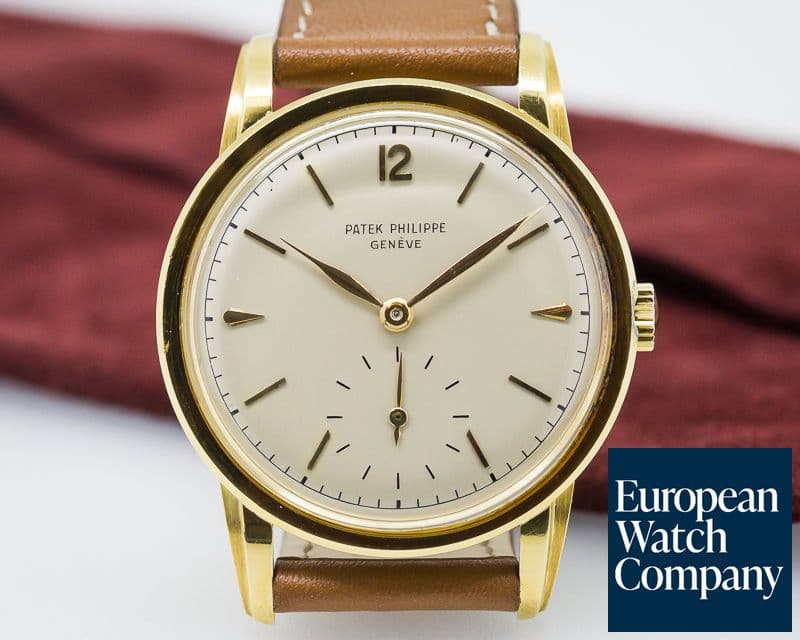 Image of Patek Philippe Vintage Calatrava Manual Wind 18K Yellow UNPOLISHED
