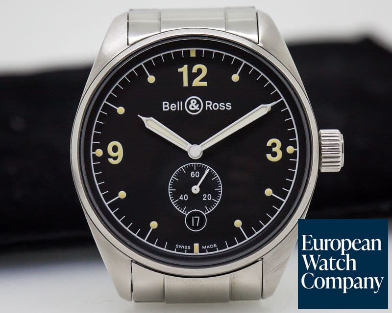 Image of Bell & Ross Vintage 123 Black Dial SS / SS