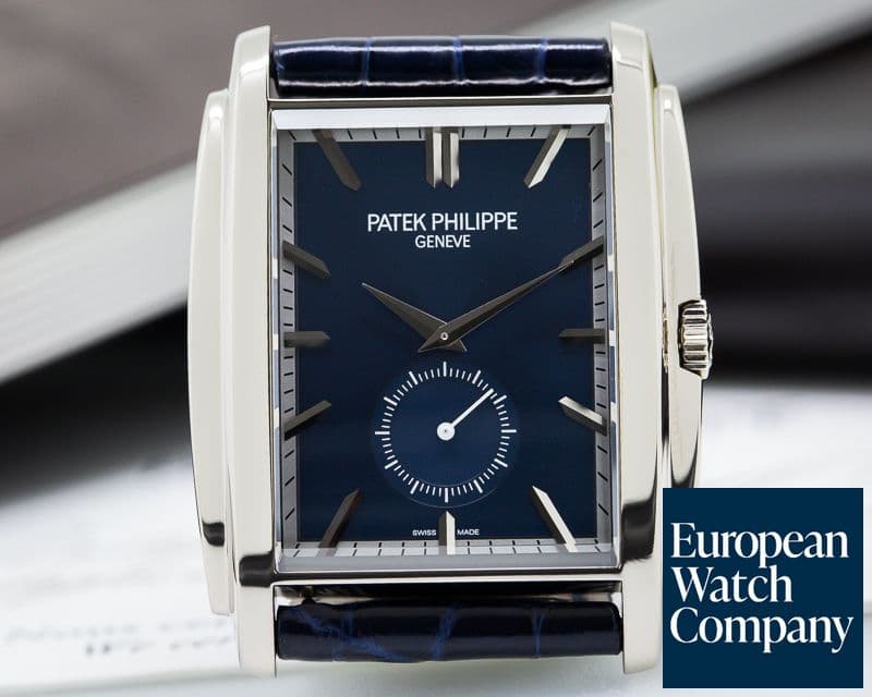 Image of Patek Philippe Gondolo 18K White Gold Blue Dial Manual Wind UNWORN