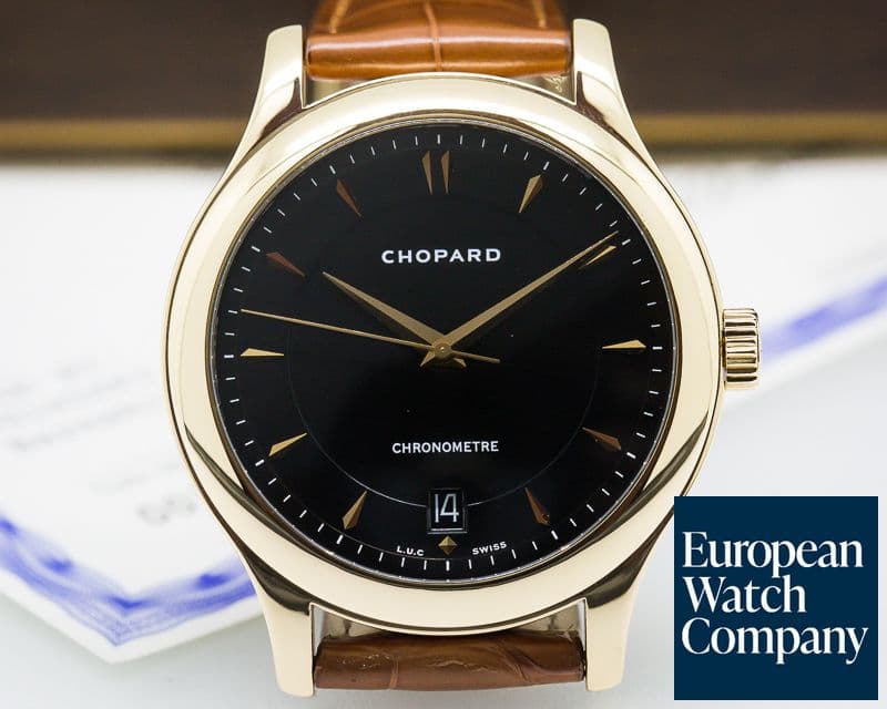 Image of Chopard L.U.C. 4.96 Classic Black Dial 18K RG Automatic 

