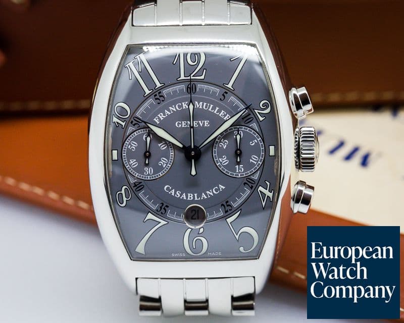 Image of Franck Muller Casablanca Chronograph Grey Dial SS / Bracelet