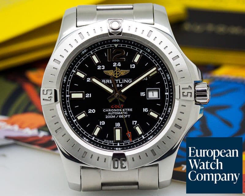 Image of Breitling Colt Black Dial SS / SS Automatic 44mm