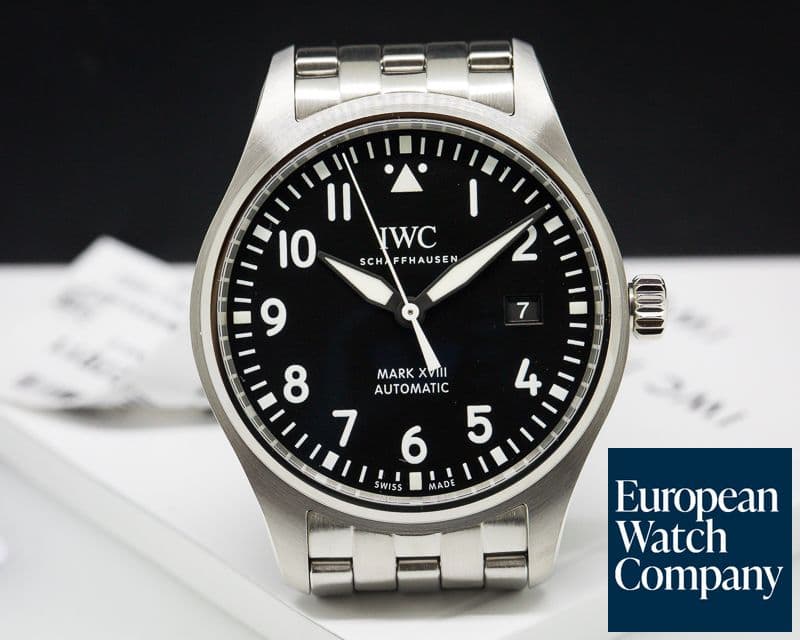Image of IWC Mark XVIII Black Dial SS / SS