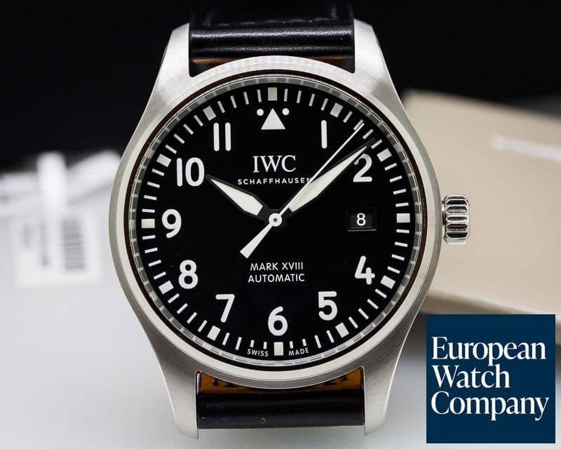 Image of IWC Mark XVIII Black Dial SS UNWORN