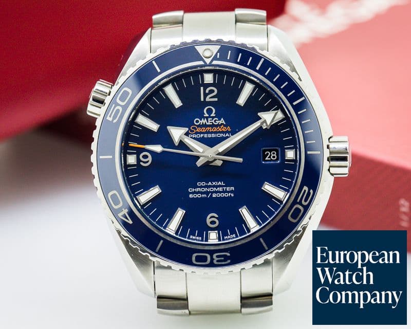 Image of Omega Seamaster Planet Ocean Co-Axial Blue Dial Titanium