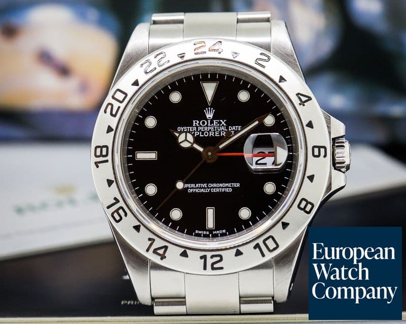 Image of Rolex Explorer II SS Black Dial 