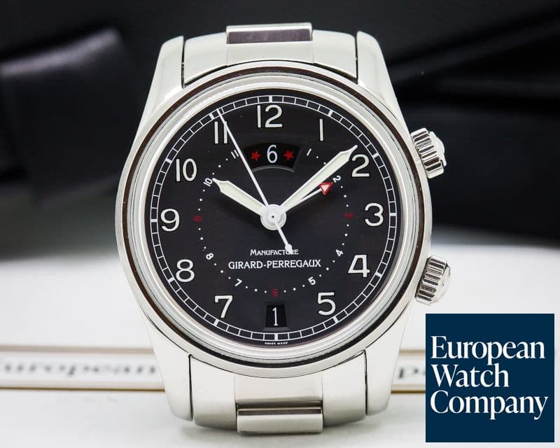 Image of Girard Perregaux Traveler II SS/SS Black Dial