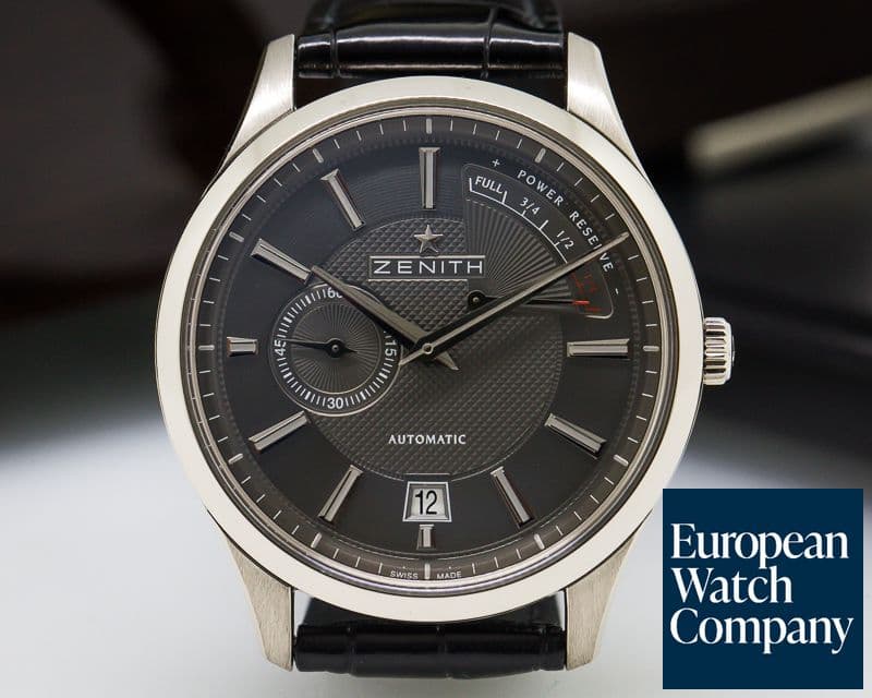 Image of Zenith Captain Power Reserve
18K WG Grey Dial 40MM