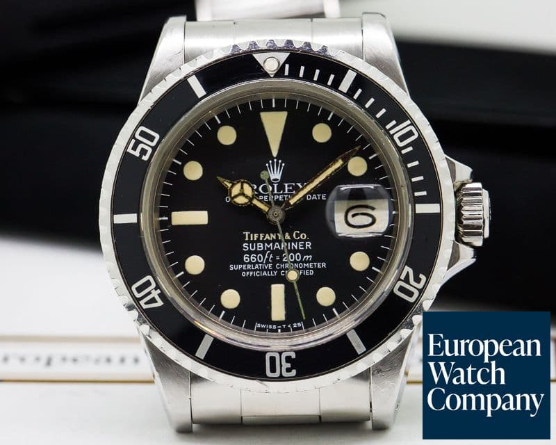 Image of Rolex Submariner 1680 TIFFANY & CO SS / Bracelet