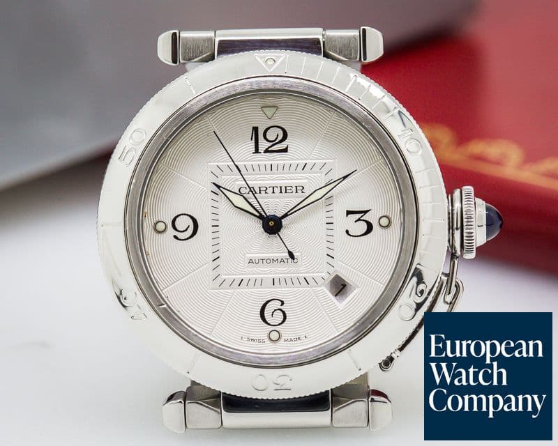 Image of Cartier Pasha Automatic Silver Dial SS / SS 38MM