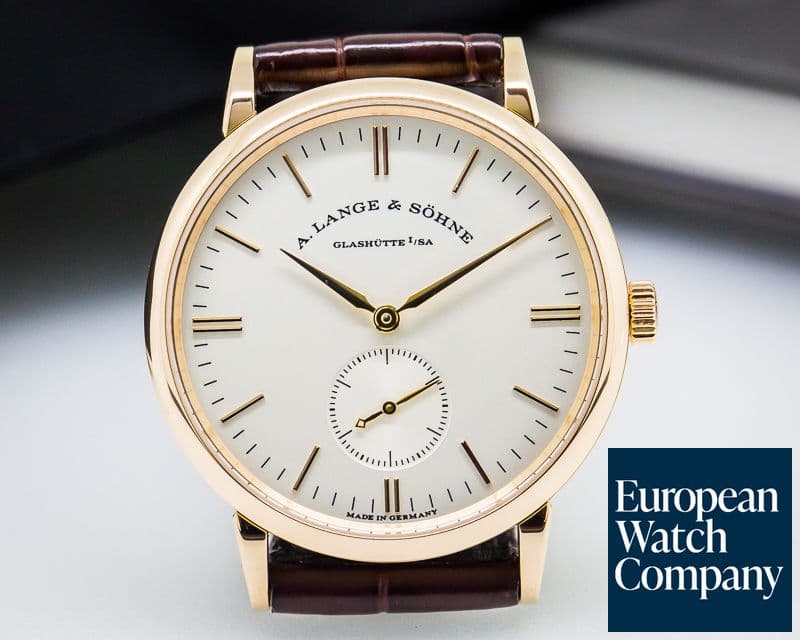 Image of A. Lange and Sohne Saxonia Manual Wind 18K Rose Gold 