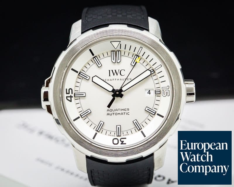 Image of IWC Aquatimer Automatic Silver Dial SS / Rubber 