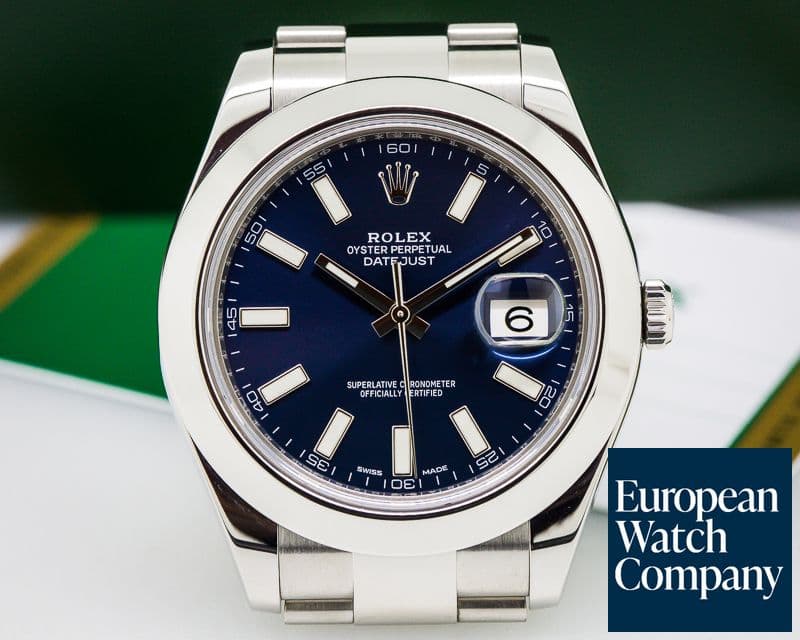 Image of Rolex Datejust II SS Blue Dial 