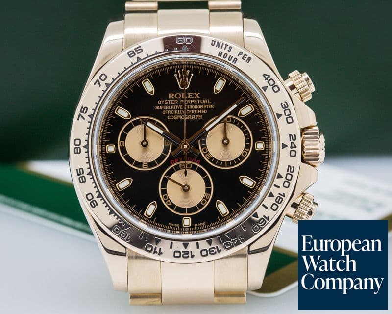 Image of Rolex Daytona Everose Black Dial 18K Rose Gold / Bracelet