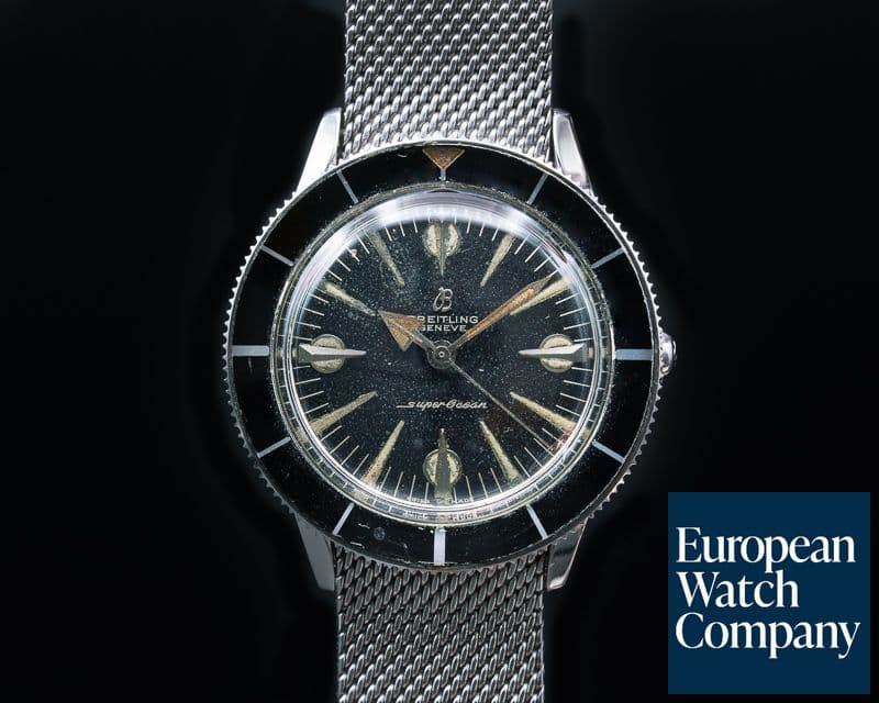 Image of Breitling 1004 Vintage Super Ocean Circa 1959 + Original Bracelet