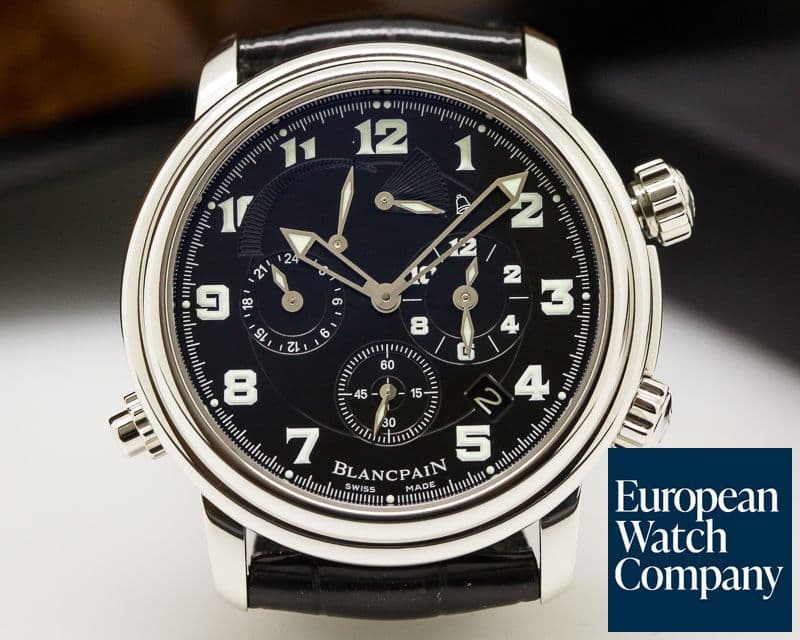 Image of Blancpain Reveil GMT Alarm SS Black Dial 41MM
