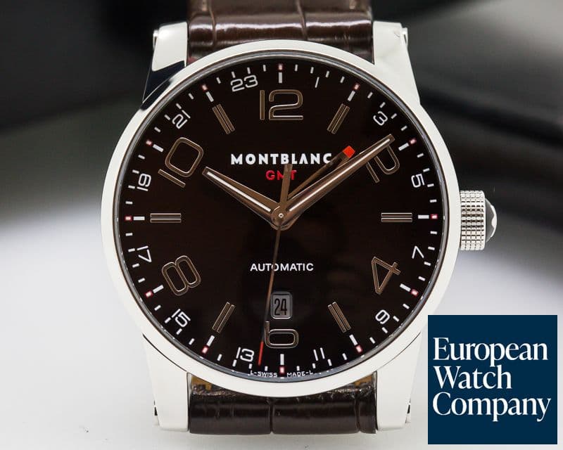Image of Montblanc Timewalker GMT SS Black Dial
