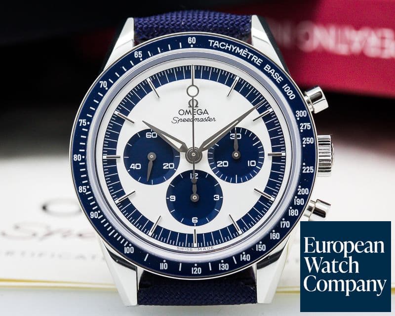 Image of Omega Speedmaster CK 2998 Silver / Blue Dial SS LIMITED