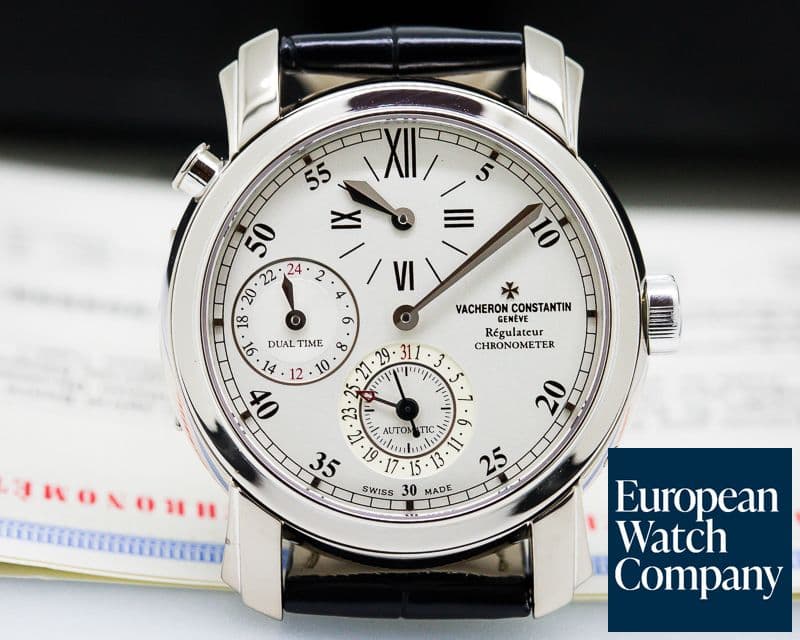 Image of Vacheron Constantin Malte Dual Time Regulator 18K White Gold
