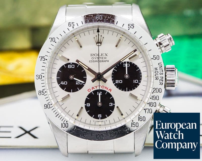 Image of Rolex Daytona Cosmograph "Big Red" Panda Dial
Circa 1986 FULL SET 
